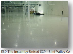 ESD tiles installed in Simi Valley CA by United SCP