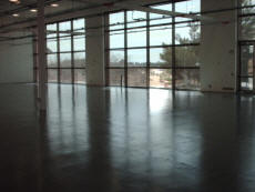 esd epoxy paint over ground concrete substrate
