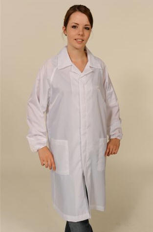 ESD garments and smocks compliant to ANSI / ESD S20.20-2007