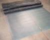 conductive adhesive applied to matting