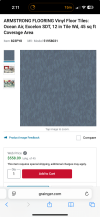 Armstrong SDT Tile Prices from Graingers as of 5.30.2025