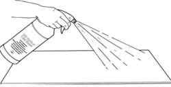 ElectraMat ESD Cleaner being sprayed