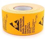 Reusable Container Orange ESD peel and stick labels