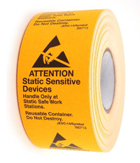 Static Sensitive Warning Labels with Graphic